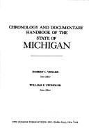 Cover of: Chronology and documentary handbook of the State of Michigan