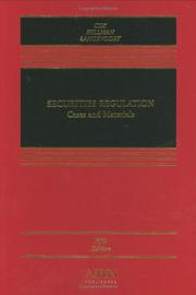 Cover of: Securities Regulation: Cases And Materials