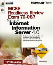 Cover of: McSe Readiness Review by James Semick