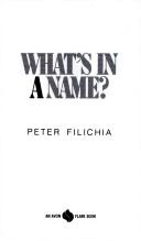 Cover of: What's in a Name