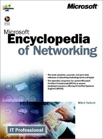 Microsoft Encyclopedia of Networking by Mitch Tulloch