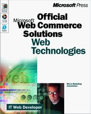 Cover of: Microsoft  Commerce Solutions (Pro-One-Offs) by Micro Modeling Associates Inc.
