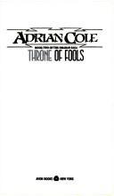 Cover of: Throne of Fools (Omaran Saga, Book 2)