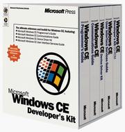 Cover of: Microsoft Windows Ce Developer's Kit (Microsoft Professional Editions)
