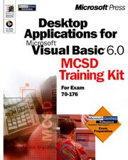 Cover of: Desktop applications for Microsoft Visual Basic 6.0 MCSD training kit.