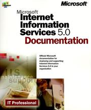 Cover of: Microsoft Internet information services 5.0 documentation. | 