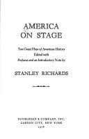 Cover of: America on Stage : Ten Great Plays of American History