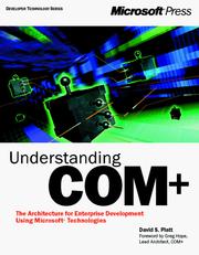 Cover of: Understanding COM+