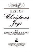 Cover of: Best of Christmas joys: selected from Christmas joys