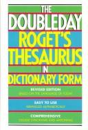 Cover of: The Doubleday Roget's thesaurus in dictionary form by Sidney I. Landau, editor in chief, Ronald J. Bogus, managing editor.