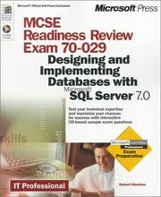 Cover of: McSe Readiness Review Exam 70-029 by Robert Sheldon