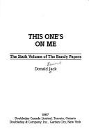 This one's on me by Donald Jack