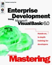 Cover of: Enterprise Development Using Microsoft Visual Basic 6.0 (Dv-Dlt Mastering) by Microsoft Press, Microsoft Press