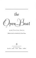 Cover of: The Open boat: poems from Asian America