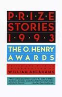 Cover of: Prize Stories 1993 by William Abrahams