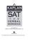 Cover of: SAT, the verbal workbook