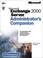 Cover of: Microsoft(r) Exchange 2000 Server Administrator's Companion