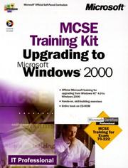 Cover of: McSe Upgrade to Microsoft Windows 2000: Training Kit (It-Training Kit)