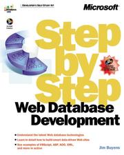 Cover of: Web Database Development : Step by Step