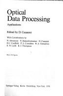 Cover of: Optical data processing: applications