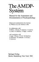 Cover of: The Amdp-System: Manual for the Assessment and Documentation of Psychopathology