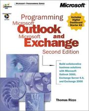 Programming Microsoft Outlook and Microsoft Exchange by Thomas Rizzo