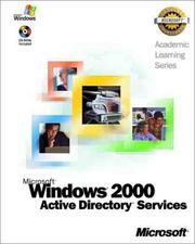 Cover of: Microsoft Windows 2000 Active Directory Services (Academic Learning Series)