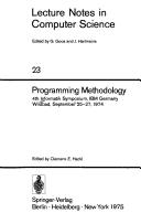 Cover of: Programming Methodology | Clemens Hackl
