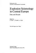 Cover of: Explosion seismology in Central Europe | 