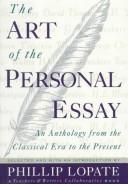 Cover of: Art of the Personal Essay, The by Phillip Lopate