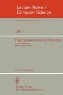 Cover of: Theoretical Computer Science by Peter Deussen