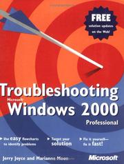 Cover of: Troubleshooting Microsoft Windows 2000 Professional by Jerry Joyce, Marianne Moon