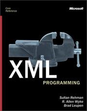 Cover of: XML Programming  (Core Reference)