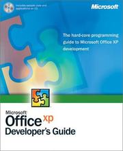 Cover of: Microsoft  Office XP Developer's Guide (Pro-Developer)