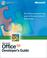 Cover of: Microsoft  Office XP Developer's Guide (Pro-Developer)