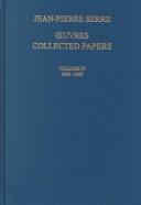 Cover of: Oeuvres: Collected Paper