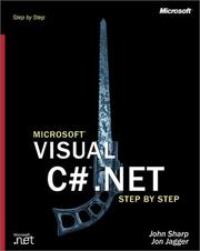 Microsoft Visual C# .NET Step by Step by John Sharp