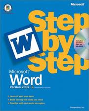 Cover of: Microsoft Word version 2002 step by step