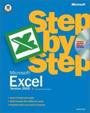 Cover of: Microsoft Excel version 2002 step by step by Curtis Frye