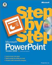 Microsoft PowerPoint version 2002 step by step by Perspection Inc.