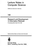 Cover of: Research and development in information retrieval: proceedings, Berlin, May 18-20, 1982