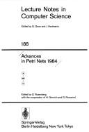 Cover of: Advances in Petri Nets 1984
