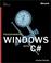 Cover of: Programming Windows with C# (Core Reference)