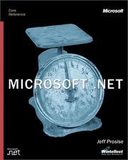 Cover of: Programming Microsoft .NET