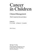 Cover of: Cancer in Children by P. A. Voûte, Ann Barrett, P. A. Voute, P. A. Voute, Ann Barrett