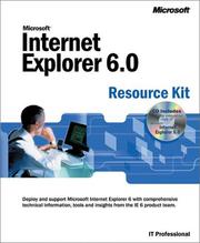 Microsoft Internet Explorer 6 resource kit by Microsoft Corporation