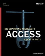 Cover of: Microsoft Access Version 2002 Core Reference