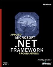 Applied Microsoft .NET Framework programming by Jeffrey Richter