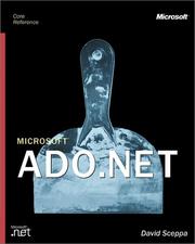 Cover of: Microsoft ADO.NET (Core Reference)