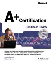 Cover of: A+ Certification Readiness Review